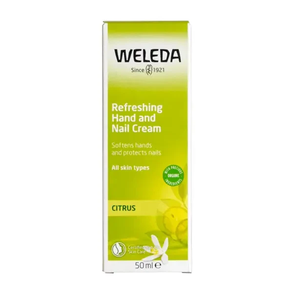 Refreshing Hand and Nail Cream Citrus Weleda 50 ml