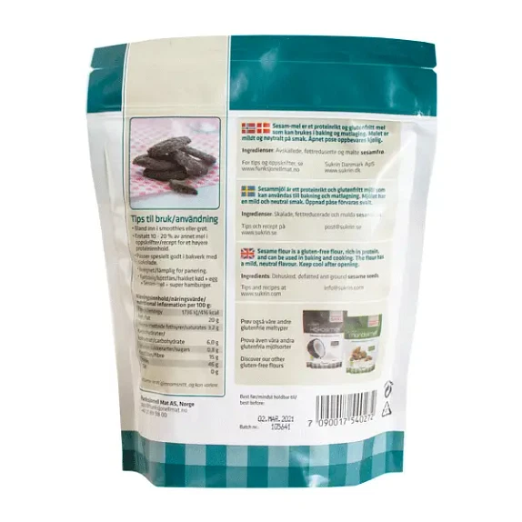 Sesam-mel glutenfri Funktionel Mad 250 g