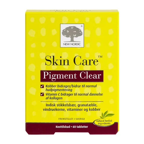 Skin Care Pigment Clear 60 tabletter