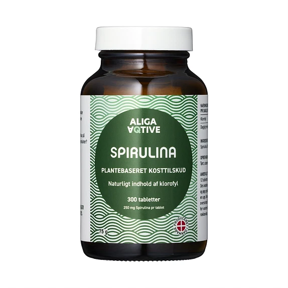 Spirulina 250 mg - 300 tabletter.