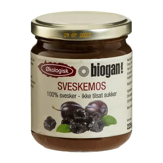 Sveskemos Biogan 225 g økologisk