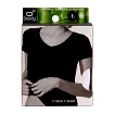 T-shirt Hvid V-hals Woman str. L Boody