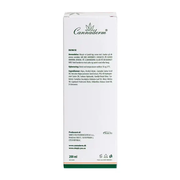 Thermolca Varmende Massage Creme Cannaderm 200 ml