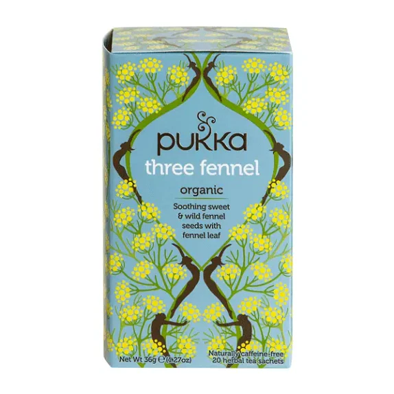 Three Fennel Pukka 20 breve økologisk