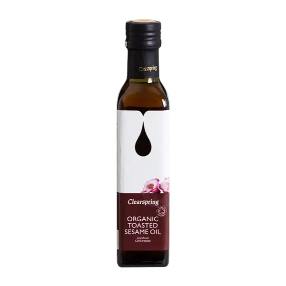 Toasted Sesame Oil Clearspring 250 ml økologisk