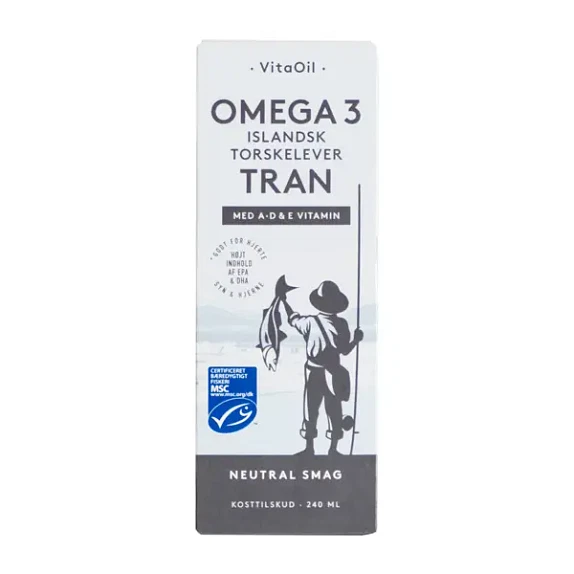 Torskelevertran Omega 3 Islandsk 240 ml