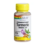 Turmeric Fermenteret Solaray 100 vegetabilske kapsler