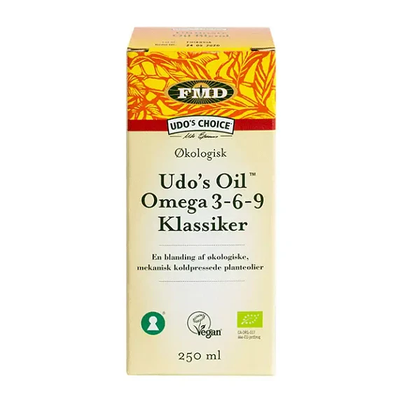 Udo\'s Oil Omega 3-6-9 Klassiker 250 ml økologisk