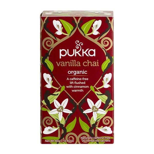 Vanilla Chai Pukka 20 breve økologisk