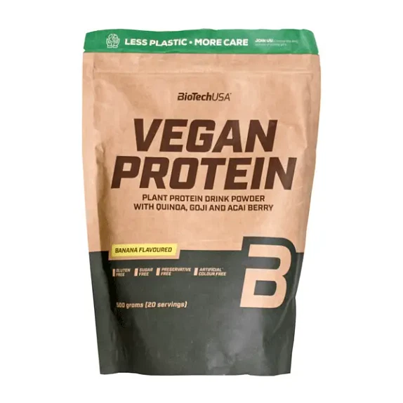 Vegan Protein Banana BioTech glutenfri 500 g