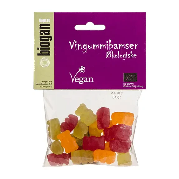 Vingummibamser 75 g økologisk