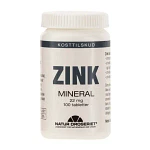 Zink Mineral 22 mg 100 tabletter