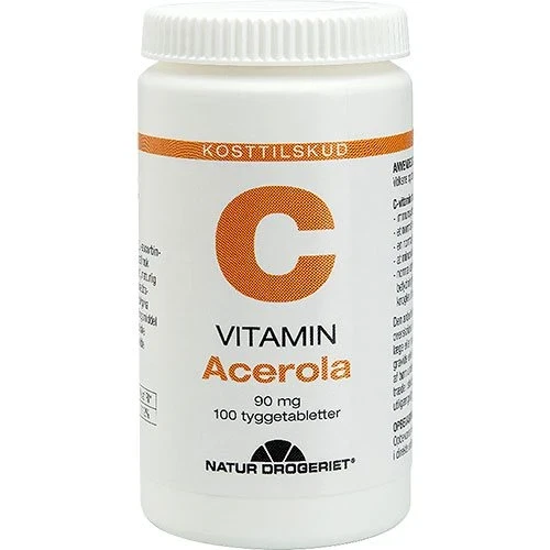 Acerola med C-vitamin 100 tab.