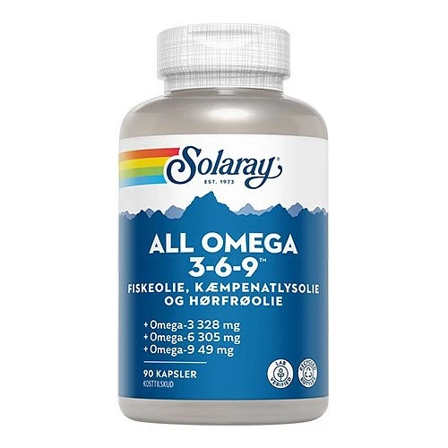 All Omega 3-6-9 Solaray 90 kapsler