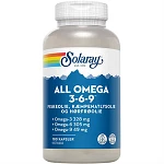 All Omega 3-6-9 Solaray 180 kapsler