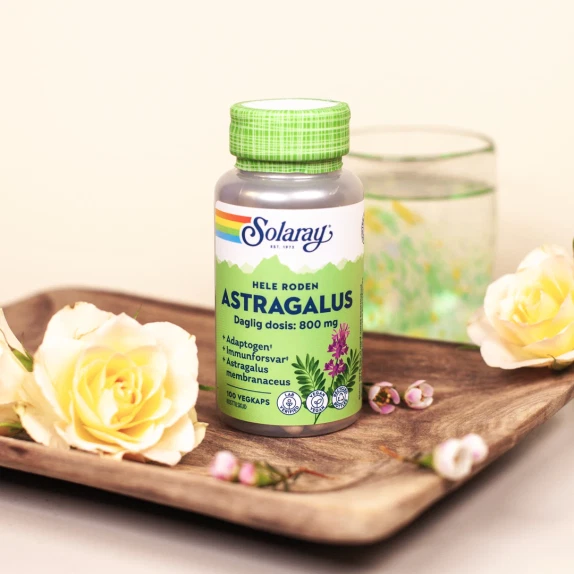 Astragalus Solaray 100 vegetabilske kapsler