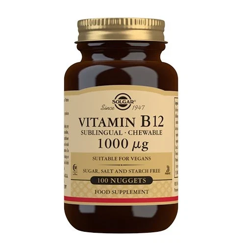 B12 Vitamin Solgar 1000 mcg 100 tyggetabletter