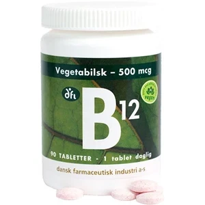 B12 Vitamin 500 mcg 90 tabletter