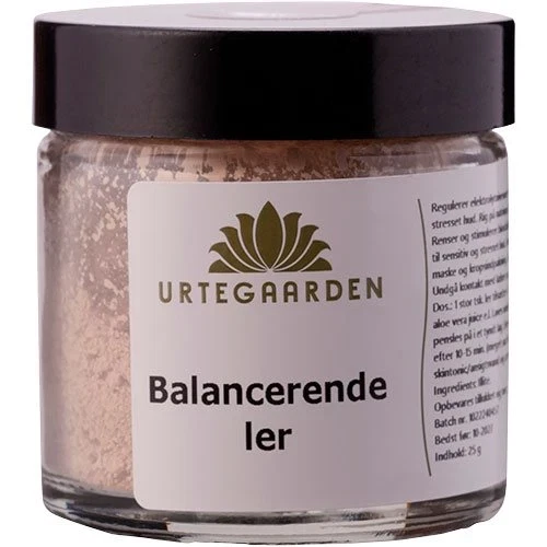 Balancerende ler maske