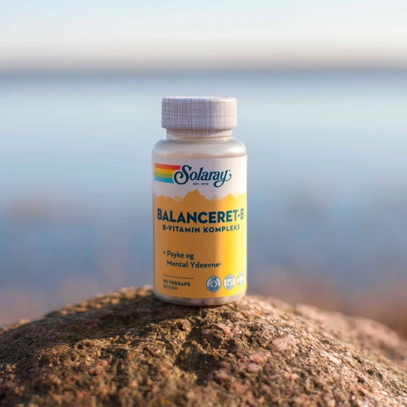 Balanceret-B Solaray 90 vegetabilske kapsler