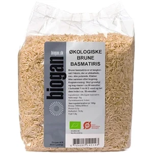 Basmati Ris Brune 1 kg økologisk