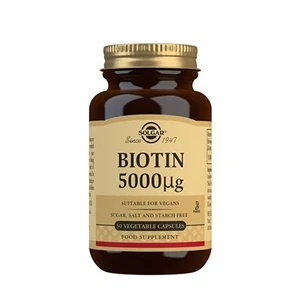 Biotin 5000 mcg Solgar 50 vegetabilske kapsler