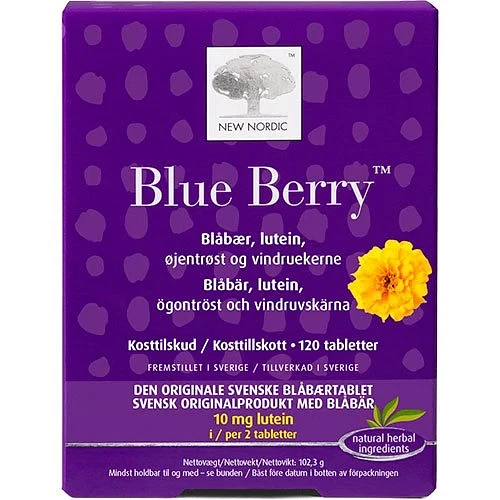 Blue Berry original 120 tabletter