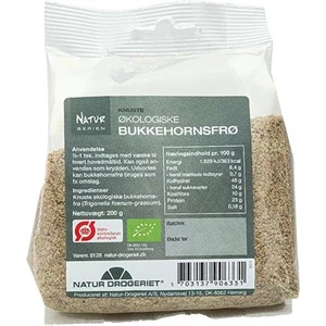 Bukkehornsfrø knuste 200 g økologisk