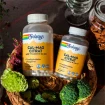 Cal-Mag Citrat med Vitamin D og K2 Solaray 240 kapsler