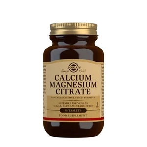 Calcium Magnesium Citrate Solgar 50 tabletter