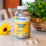 Cal-Mag Citrat med vitamin D Solaray 270 VegKaps