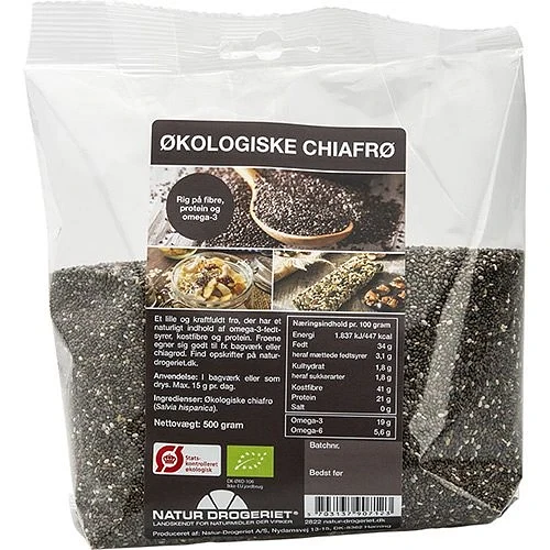 Chia frø Ø 500 g