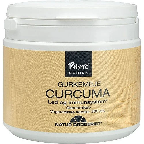 Curcuma Gurkemeje 360 vegetabilske kapsler