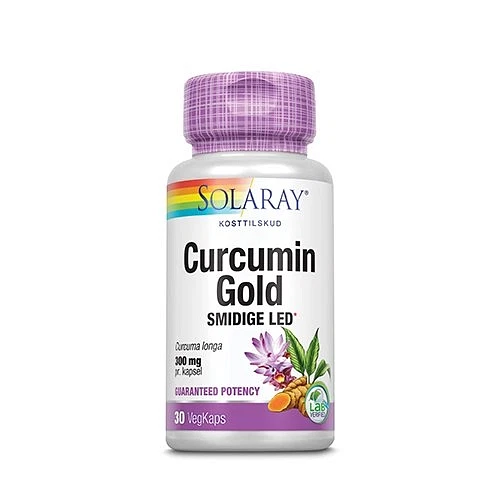 Curcumin Gold Solaray 30 vegetabilske kapsler