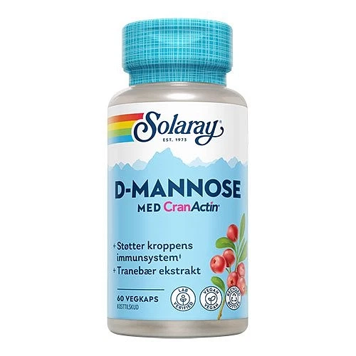 D-Mannose med CranActin Solaray 60 VegKaps