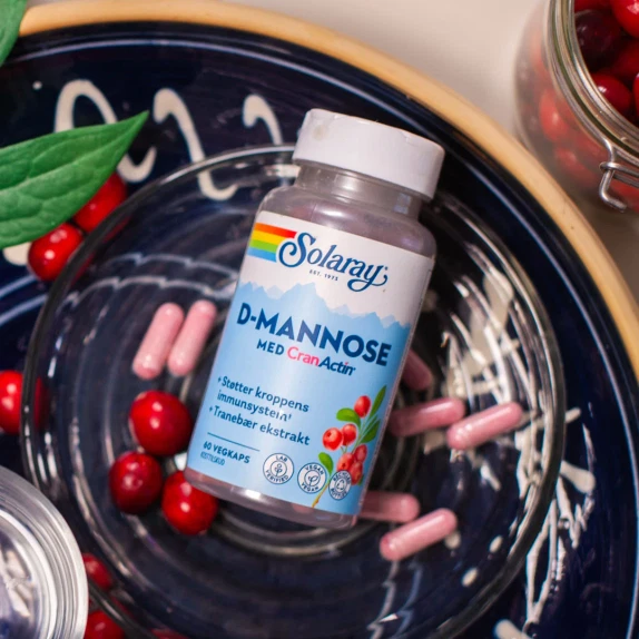 D-Mannose med CranActin Solaray 60 VegKaps