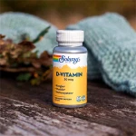 D-vitamin 30 mcg Solaray 100 kapsler