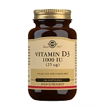 Vitamin D3 25 mcg Solgar 100 softgels