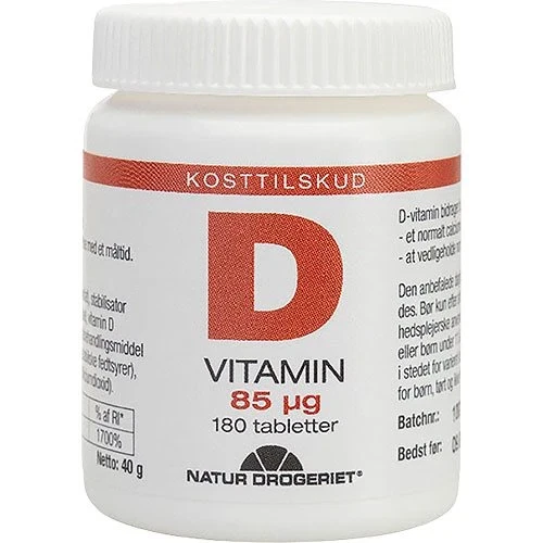 D Vitamin 85 mcg 180 tabletter