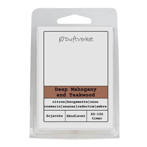 Duftverket Deep Mahogany and Teakwood Duftvoks