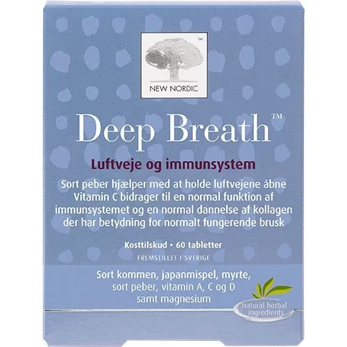 Deep Breath Luftveje og Immunsystem 60 tabletter