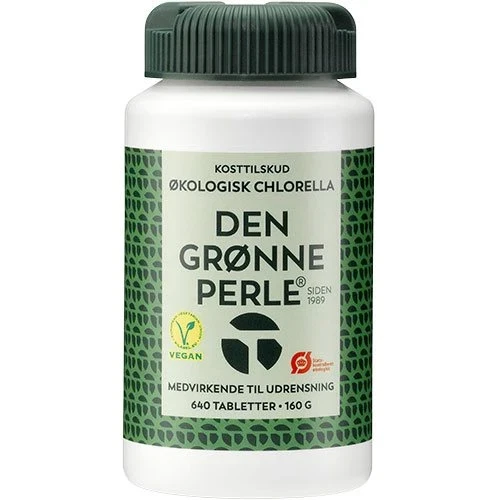 Chlorella Økologisk – Den Grønne Perle® (640 tabl.)