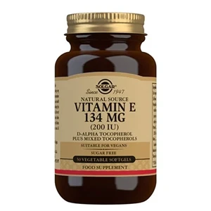 Vitamin E 134 mg Solgar 50 vegetabilske softgels