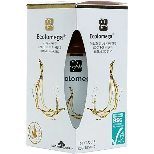 Omega-3 Ecolomega 120 kapsler