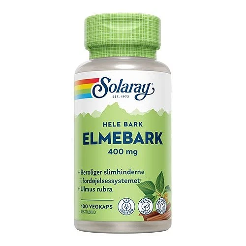 Elmebark Solaray 100 vegetabilske kapsler
