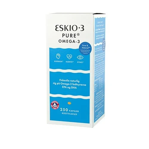 Eskio-3 Pure Omega-3 250 kapsler