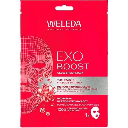 Weleda Exo Boost Glow Sheet Mask Pomegranate