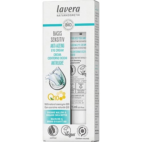 Eye Cream Anti-Ageing Basis Sensitiv Lavera 15 ml