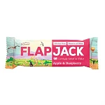 Flapjack æble og hindbær