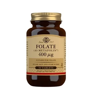 Folat Metafolin 400 mcg Solgar 50 veg. tabletter